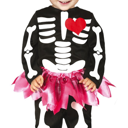 Costume di Halloween da scheletro per bambino