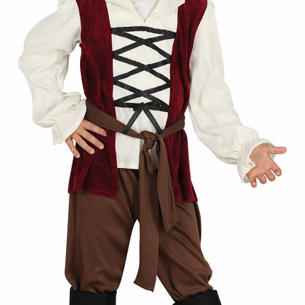 Costume da locandiere bambino bianco