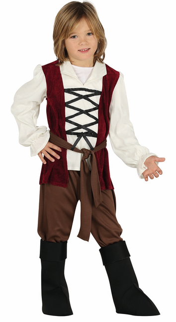 Costume da locandiere bambino bianco