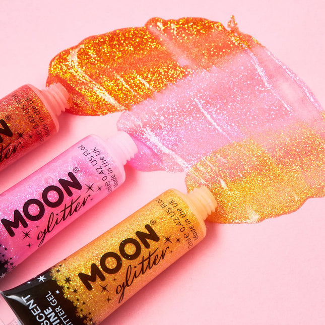 Moon Glitter Iridescent Fine Glitter Gel Arancione 12ml