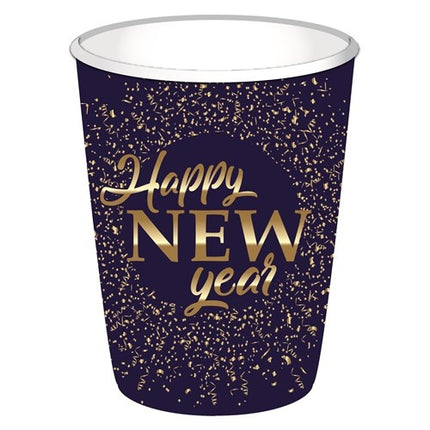 Tazze di Buon Anno in Cartone 250ml 8pz