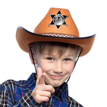 Cappello da Cowboy Sceriffo Bambino