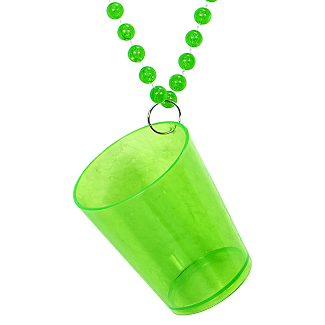 Bicchiere a catena verde neon