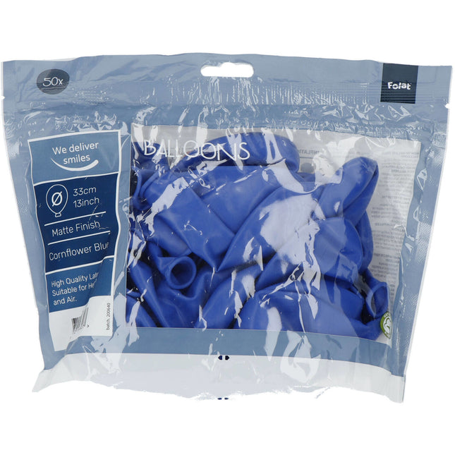 Palloncini blu fiordaliso 33cm 50pz