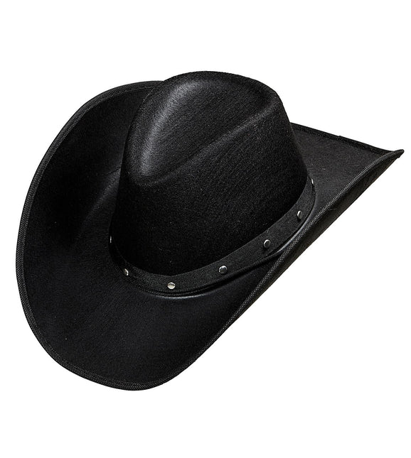 Cappello da cowboy nero