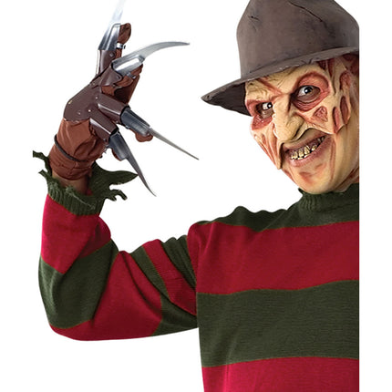 Guanto di Halloween marrone Freddy Krueger