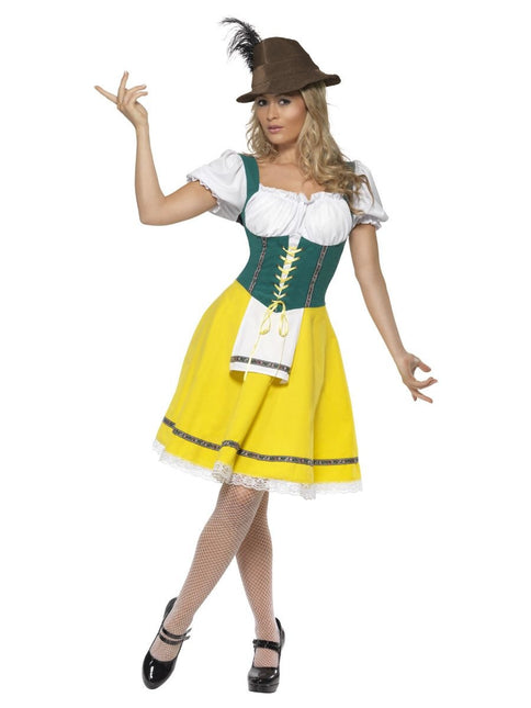 Abito Dirndl Oktoberfest Giallo