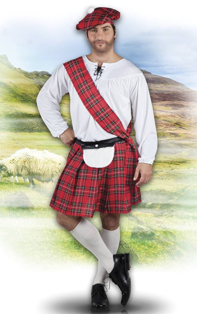 Costume da kilt scozzese