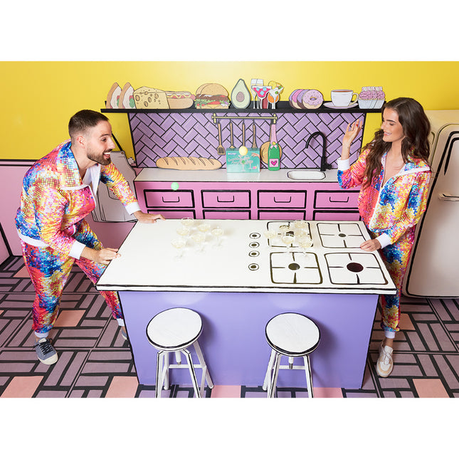 Gioco da bere trasparente Prosecco Pong 15 pezzi