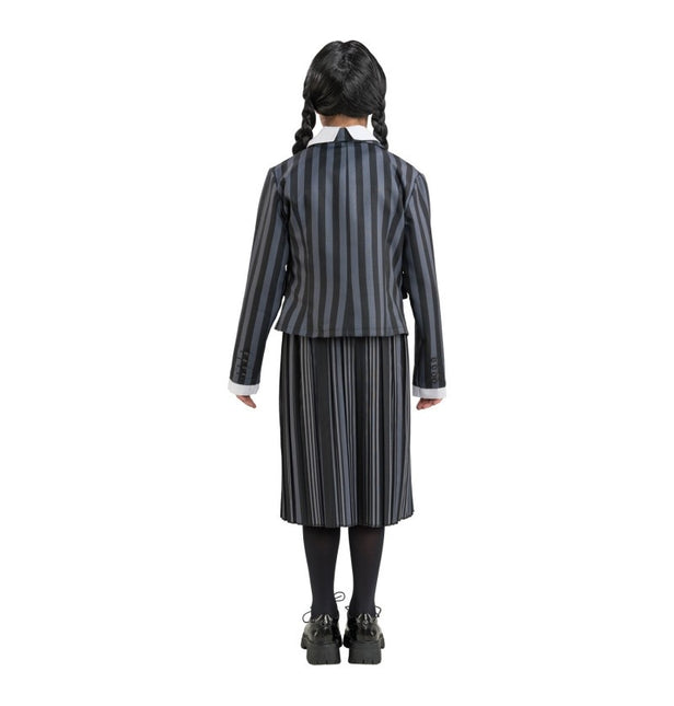 Costume Wednesday Uniforme scolastica nero/grigio bambino