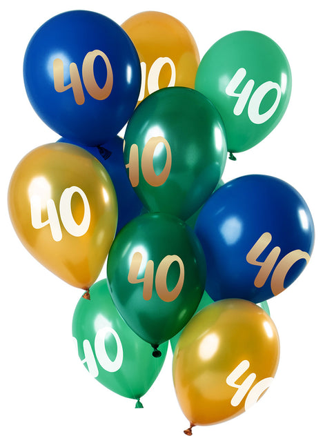 Palloncini 40 Anni Mix 30cm 12pz