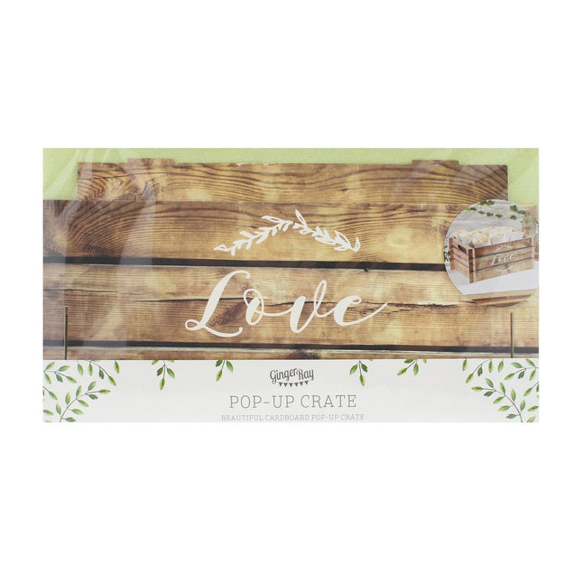 Scatola di carte Love Wood 30cm