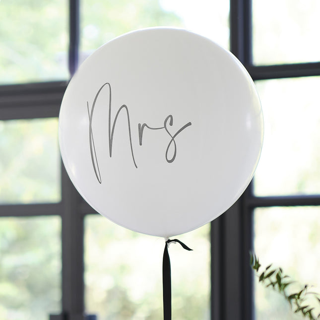 Palloncino matrimonio Mrs 91cm