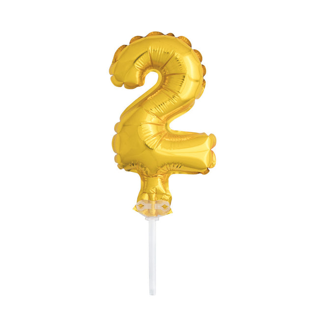 Cake topper Palloncino in foil Figura 2 21cm