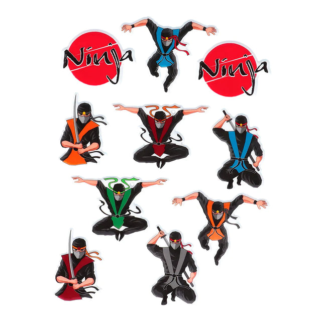 Adesivi Ninja 4 pezzi