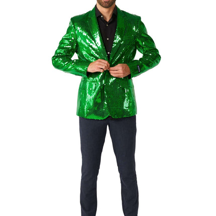 Paillet Blazer verde uomo Suitmeister