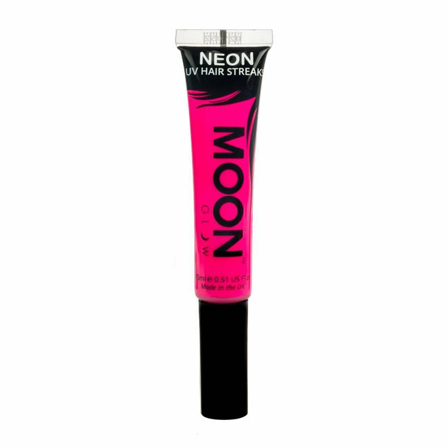 Moon Glow Neon UV Strisce per capelli rosa intenso