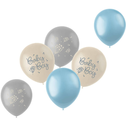 Palloncini nascita Babyboy 33cm 6pz