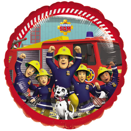 Palloncino ad elio Fireman Sam vuoto 43 cm