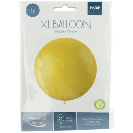 Palloncino giallo giallo toscano 80cm