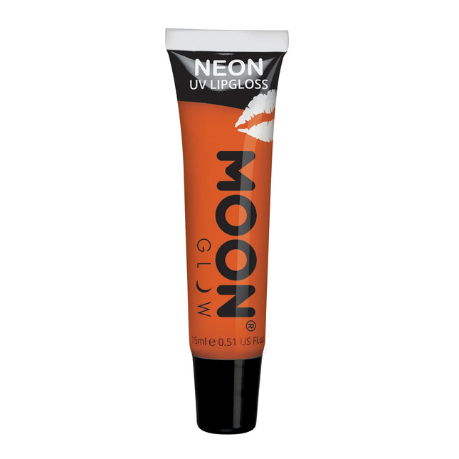 Moon Glow Neon UV Lipgloss Arancione intenso Mandarino 15ml