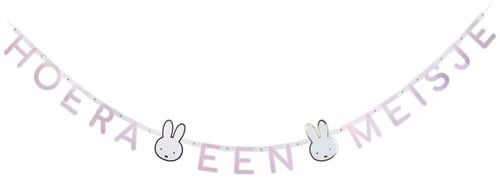 Miffy Letter Garland Girl 1,8 m