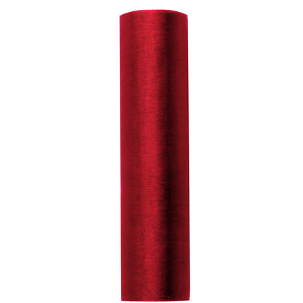 Tessuto Organza Rosso 16cm 9m