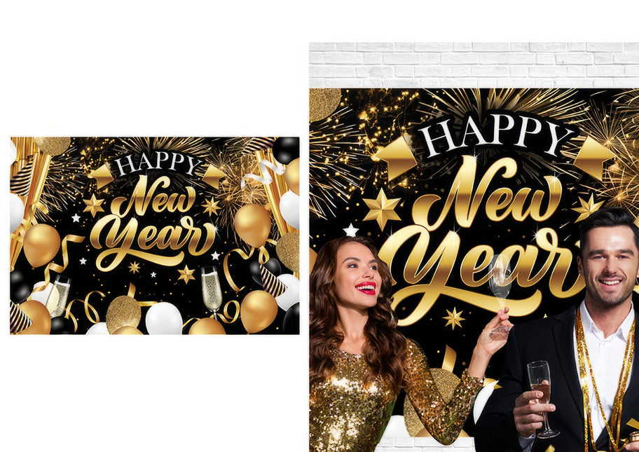 Decorazione murale Happy New Year 2,2 m