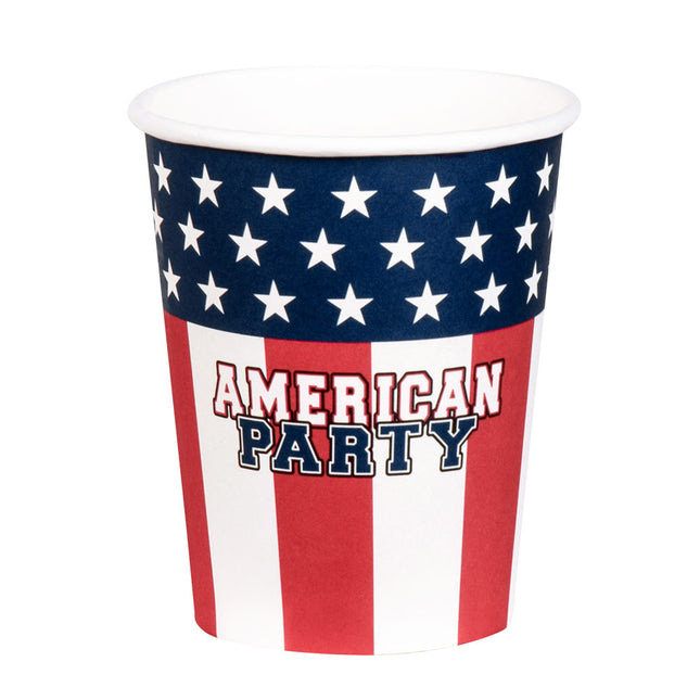 America Cups Party Paper 210ml 10pz