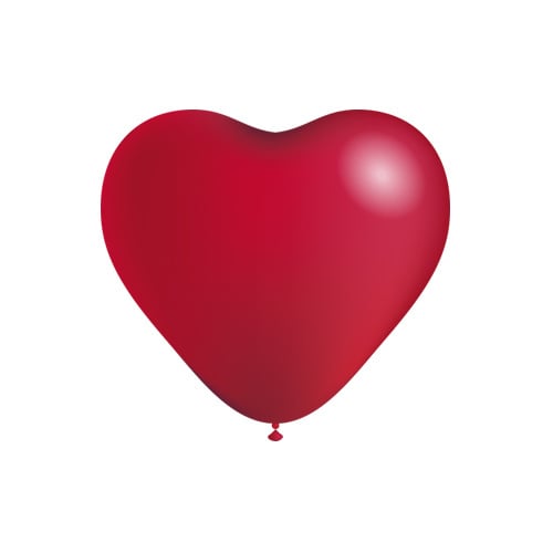 Palloncini Cuore Rosso 25cm 6pz