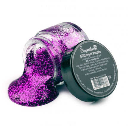 Gel glitterato viola