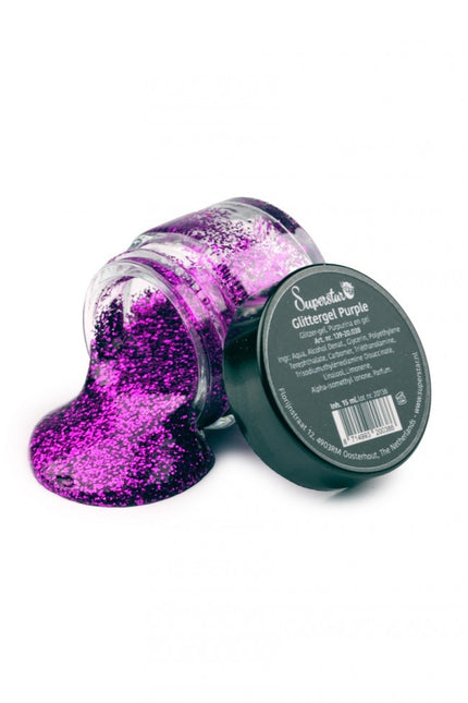 Gel glitterato viola