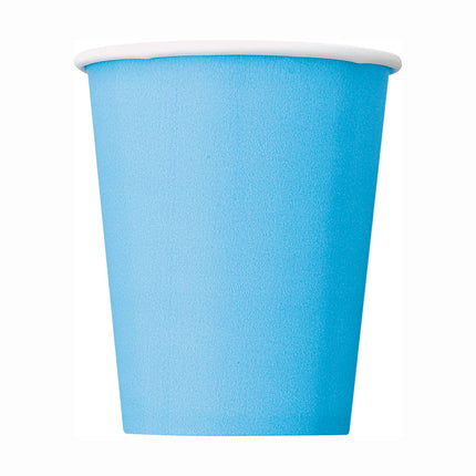 Bicchieri azzurri 266ml 8pz