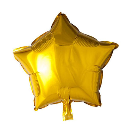 Palloncino ad elio Star Gold 45 cm vuoto