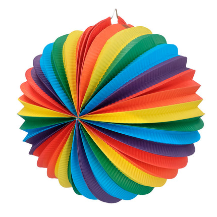 Carta Lampione Arcobaleno 25 cm