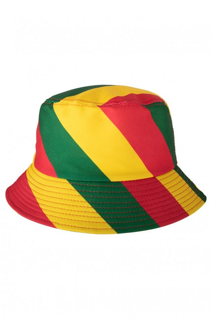 Cappello da pescatore Rosso/Giallo/Verde