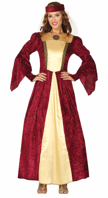 Costume da donna medievale