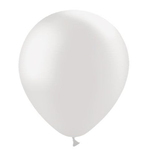 Palloncini grigio chiaro metallizzati 30cm 50pz