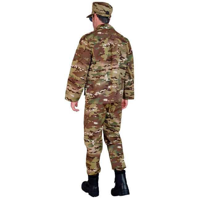 Costume da uomo dell'esercito 3 pezzi