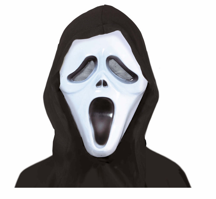 Maschera di Halloween in bianco e nero da bambino fantasma