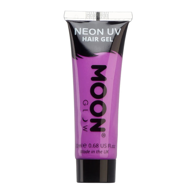 Moon Glow Neon UV Gel per capelli viola intenso 20ml