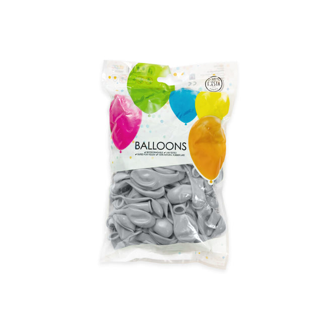 Palloncini grigi 13cm 100pz