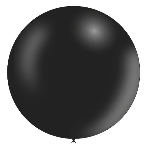 Palloncino gigante nero XL metallizzato 91 cm