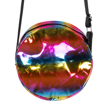 Borsa a tracolla Holographic Rainbow 20cm