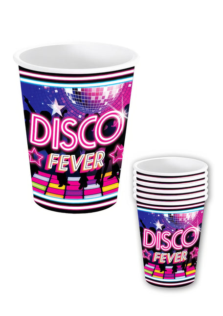 Bicchieri Disco 70S 240ml 6pz