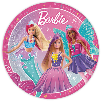 Piatti Barbie Fantasia 23 cm 8pz