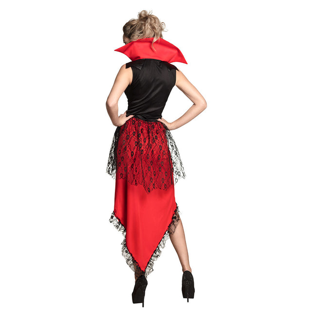 Costume da Vampiro di Halloween Rosso Donna