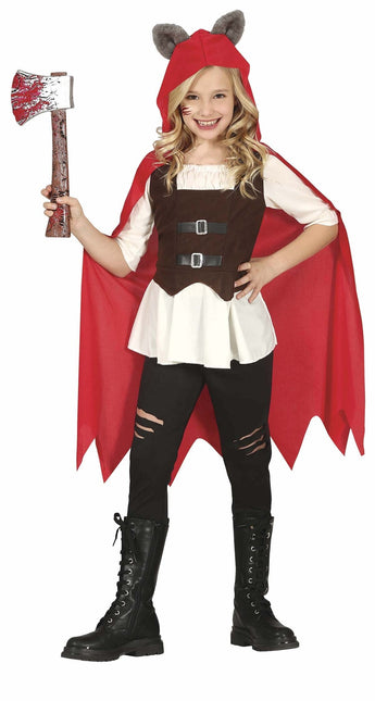 Costume di Halloween da Cappuccetto Rosso per bambina