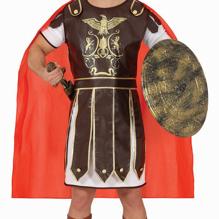 Costume da Gladiatore Uomo Marrone