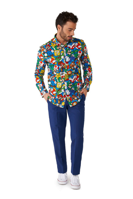 Camicia Super Mario Uomo OppoSuits